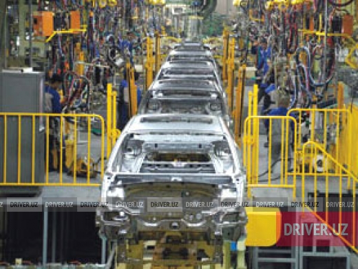 UzDeu - завод. Сборочная линия