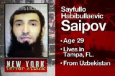 Саипов, совершивший теракт в Нью-Йорке, никогда не проживал в Кыргызстане