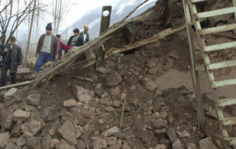 Для пострадавших в результате разрушительного землетрясения в Таджикистане строят новый поселок 