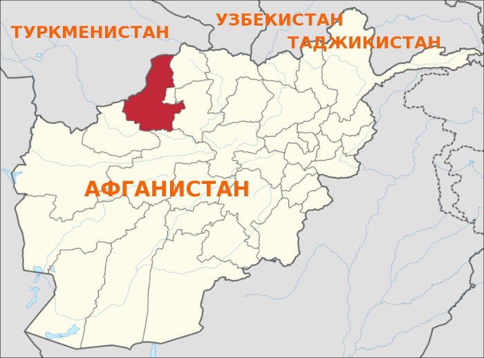 карта афганистана