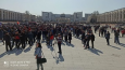Митинг сторонников Садыра Жапарова в Бишкеке