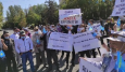 Первый согласованный митинг с начала карантина прошел в Алматы