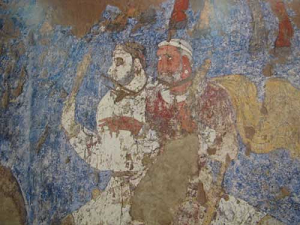 Послы из Чаганиана и Китая, Чача и Кореи на росписях Афрасиаба VII в. в Самарканде
