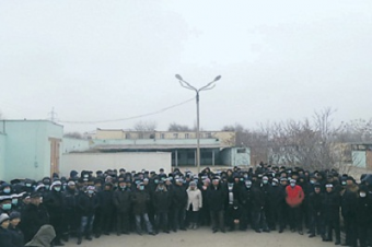 Полиция подавила протест нефтяников в Актау