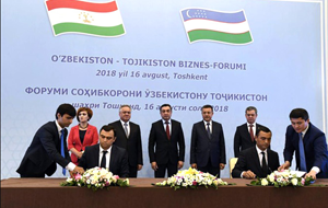 Бизнесмены Узбекистана и Таджикистана заключили соглашения на $103 млн