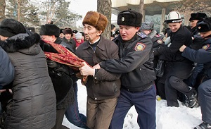 Массовые задержания прошли в Астане