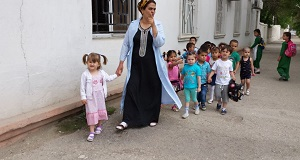 В детсадах Ашхабада родителей просят постирать постельное бельё