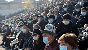 Кыргызстан. Жапарову обеспечили принудительную массовку из учителей