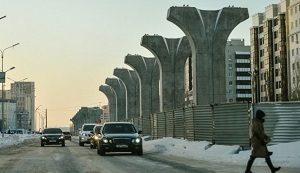 Легкорельсовый блеф столицы Казахстана