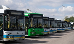 В Алматы запретили покупать автобусы на бензине и дизеле