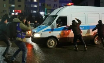 Боевики газомайдана. Новые кадры (видео)