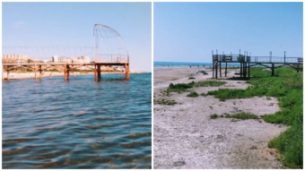 Обнажилось морское дно: масштабы обмеления Каспия показали из космоса